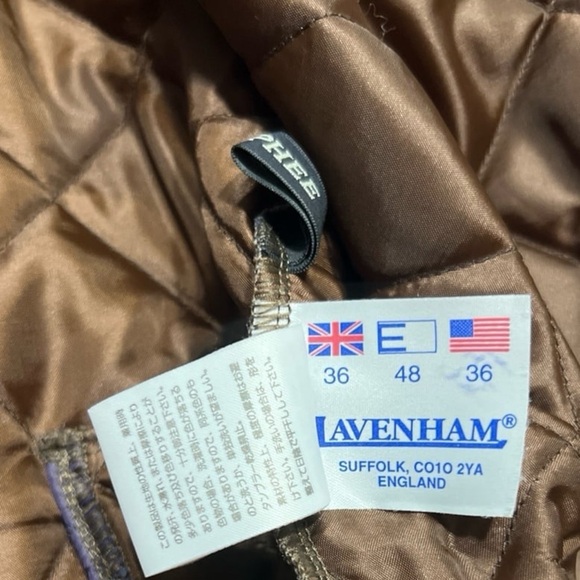 LAVENHAM -Purple/Brown Lightweight MacPhee Jacket Sz 36/Small - Picture 4 of 12